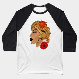 Late Summer Girl Baseball T-Shirt